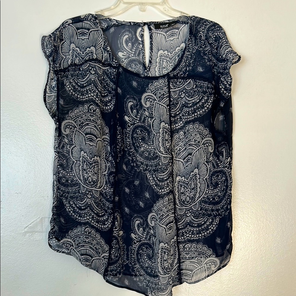 Paisley Sheer Blouse